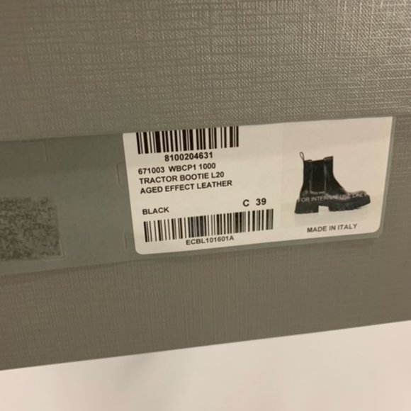 Brand New Balenciaga Tractor 20mm Chelsea Boots - Picture 4 of 9